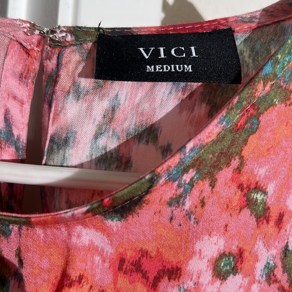 VICI COTTON ROPE TIE RUFFLE DRESS(NEW) - Picture 2 of 6